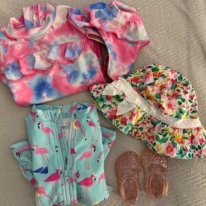 Baby Girl Swim Bundle! Janie & Jack, Old Navy and more. Price is for everything!